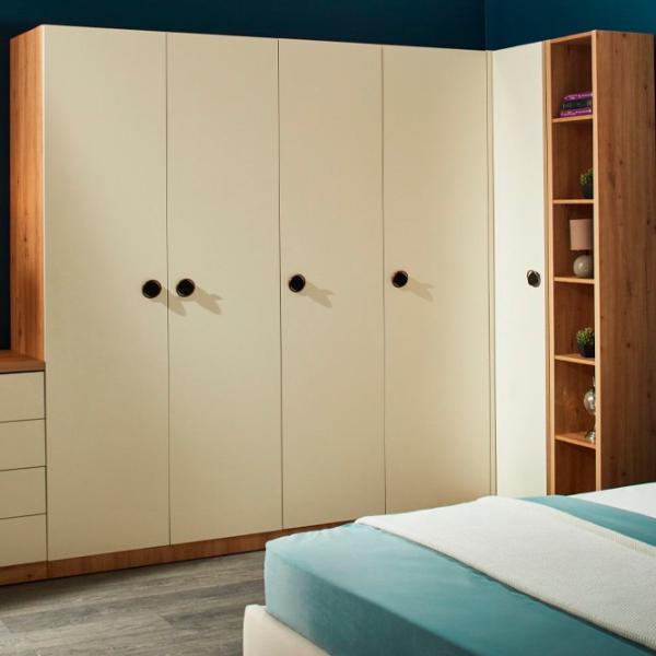 Шкаф Ambianta 3D Amigo 150 x 52см x 217 / ЛДСП / Артизан крем photo 1 Шкаф Ambianta 3D Amigo 150 x 52см x 217 / ЛДСП / Артизан крем photo 1