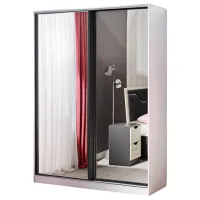 Шкаф Ambianta Happy 200 x 58см x 200 / ЛДСП / Белый