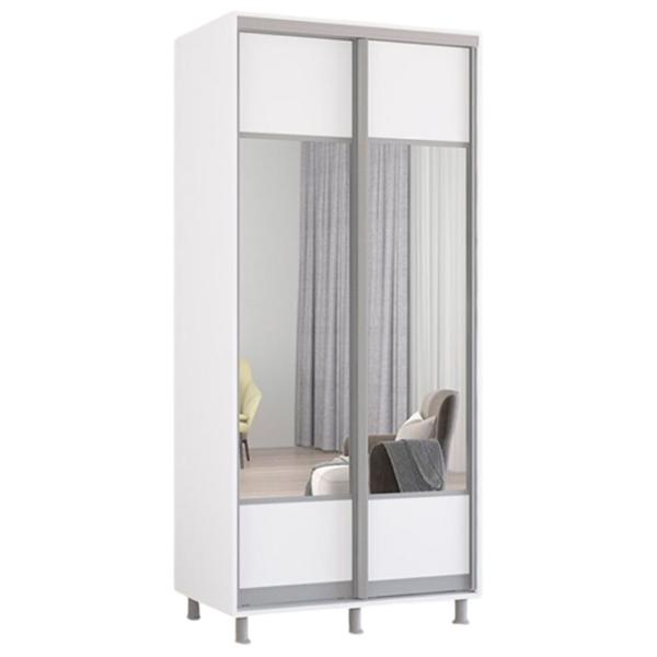Шкаф Mobildor-Lux ARON P K1 100 x 60см x 230 / ЛДСП / Белый photo 1