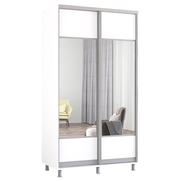 Шкаф Mobildor-Lux ARON P K1 120 x 60см x 240 / ЛДСП / Белый photo 1
