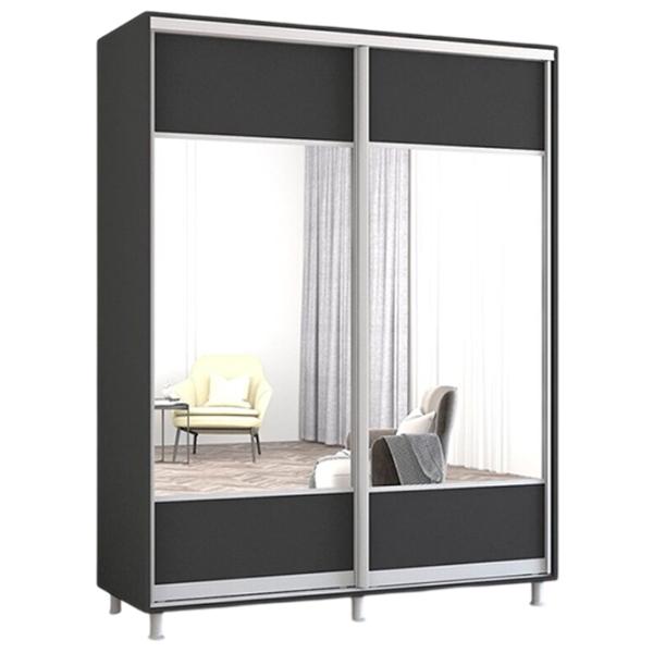 Шкаф Mobildor-Lux ARON P K1 170 x 60см x 200 / ЛДСП / Antracit photo 1