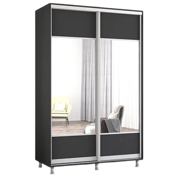 Шкаф Mobildor-Lux ARON P K1 150 x 60см x 220 / ЛДСП / Antracit photo 1