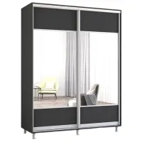 Шкаф Mobildor-Lux ARON P K1 170 x 60см x 240 / ЛДСП / Antracit