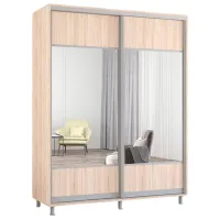 Шкаф Mobildor-Lux ARON P K1 180 x 60см x 200 / ЛДСП / Sonoma