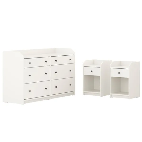 Set pentru dormitor Ikea Hauga 3  LPAL / White photo 1