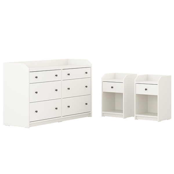 Set pentru dormitor Ikea Hauga 3  LPAL / White photo 1