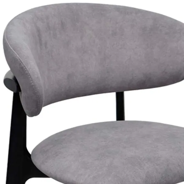 Scaun de birou DecoPrim Roses Cloud 82 Stofă/ Gray Black photo 2