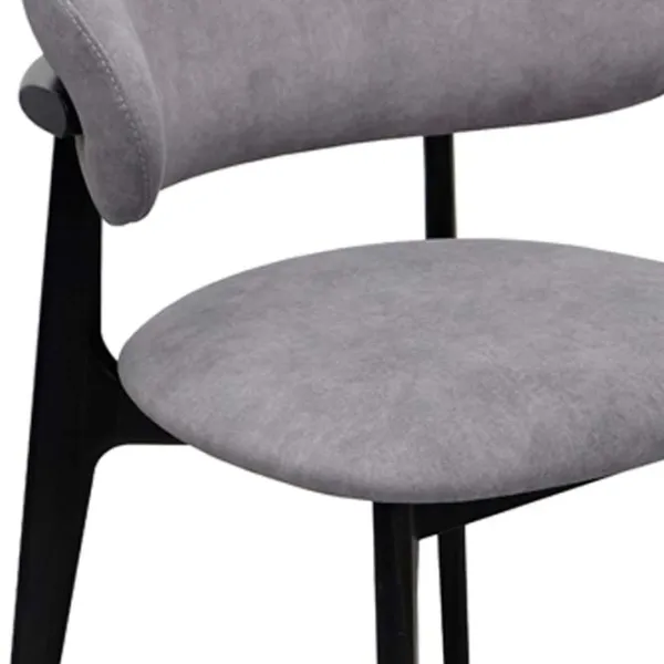 Scaun de birou DecoPrim Roses Cloud 82 Stofă/ Gray Black photo 4