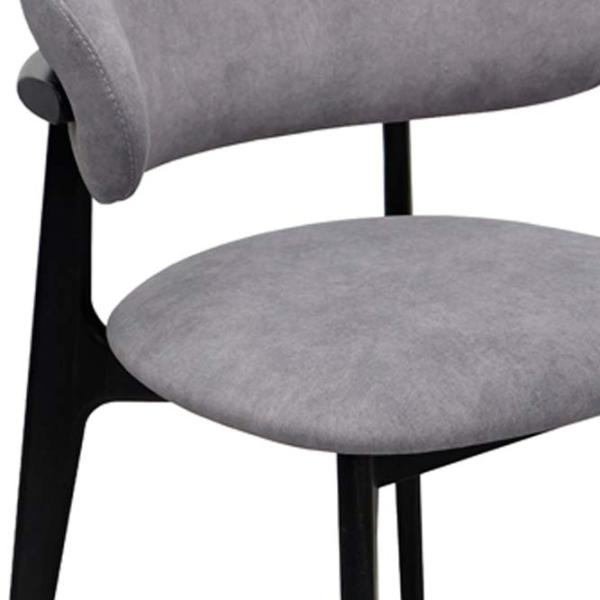 Scaun de birou DecoPrim Roses Cloud 82 Stofă/ Gray Black photo 4