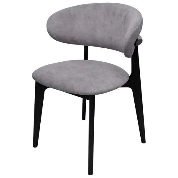 Scaun de birou DecoPrim Roses Cloud 82 Stofă/ Gray Black photo 5