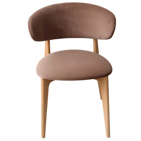 Офисный стул DecoPrim Roses Royal Velvet 4 Ткань/ Коричневый Wood photo 2