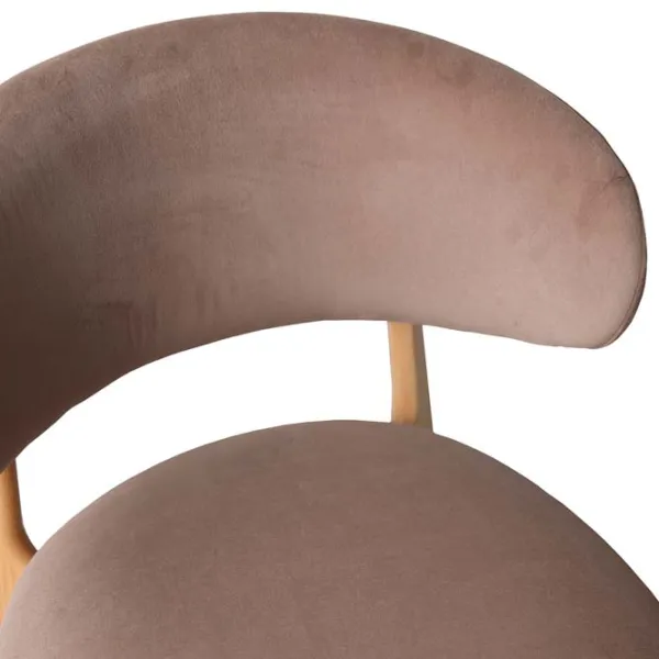 Офисный стул DecoPrim Roses Royal Velvet 4 Ткань/ Коричневый Wood photo 3