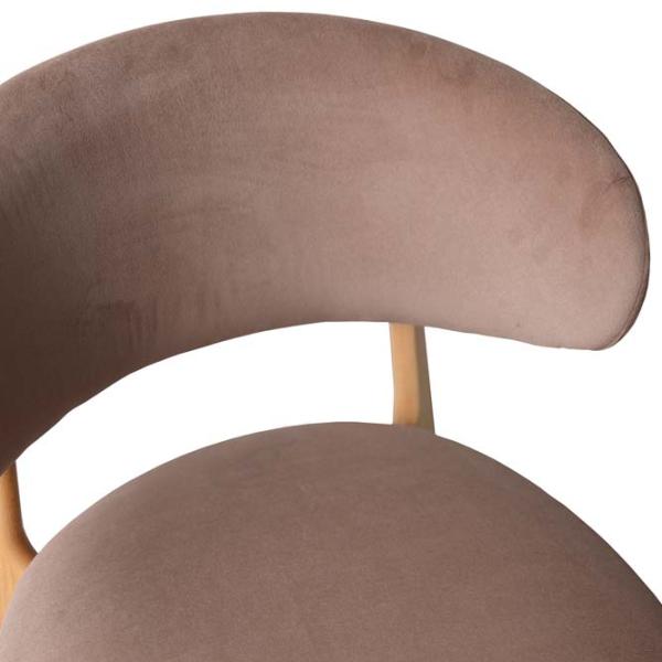 Офисный стул DecoPrim Roses Royal Velvet 4 Ткань/ Коричневый Wood photo 3