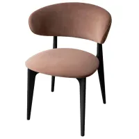 Scaun de birou DecoPrim Roses Royal Velvet 4 Stofă/ Brown Black photo 2