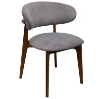 Scaun de birou DecoPrim Roses Cloud 82 Stofă/ Gray Brown