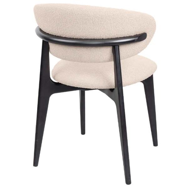 Scaun de birou DecoPrim Roses Now or Never 05 Stofă/ Beige Black photo 5