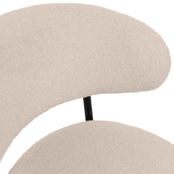 Scaun de birou DecoPrim Roses Now or Never 05 Stofă/ Beige Black photo 6