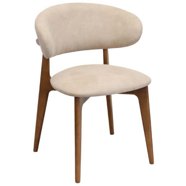 Scaun de birou DecoPrim Roses Mustang Krem Stofă/ Cream Brown photo 1