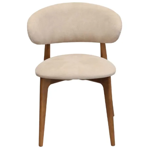 Scaun de birou DecoPrim Roses Mustang Krem Stofă/ Cream Brown photo 3