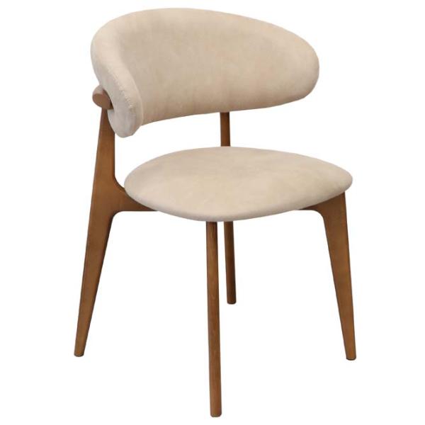 Scaun de birou DecoPrim Roses Mustang Krem Stofă/ Cream Brown photo 4