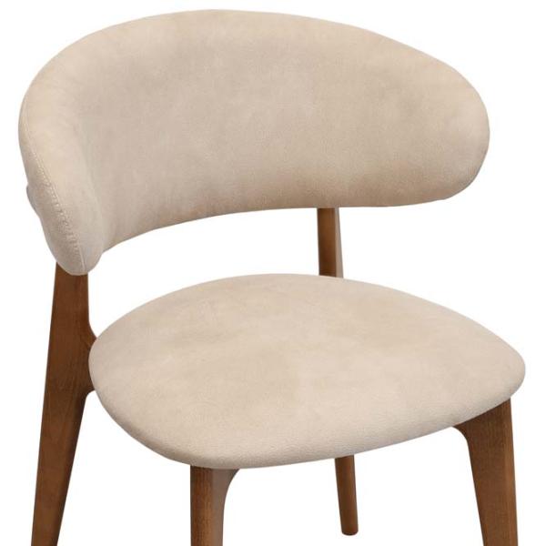 Scaun de birou DecoPrim Roses Mustang Krem Stofă/ Cream Brown photo 8