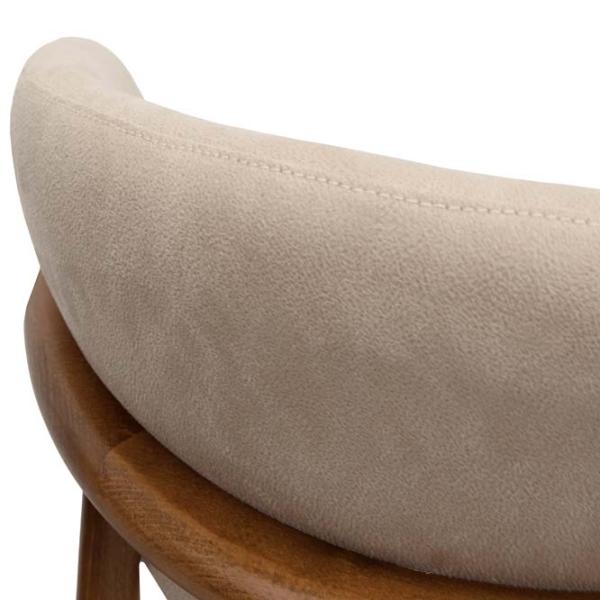 Scaun de birou DecoPrim Roses Mustang Krem Stofă/ Cream Brown photo 11