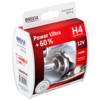 Автомобильная лампа Brevia Power Ultra +60% Галоген / H4 / P43t / 60 - 55 Вт / photo 2