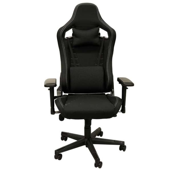 Fotoliu de birou DecoPrim Dalen Țesătură/ Black Black photo 3