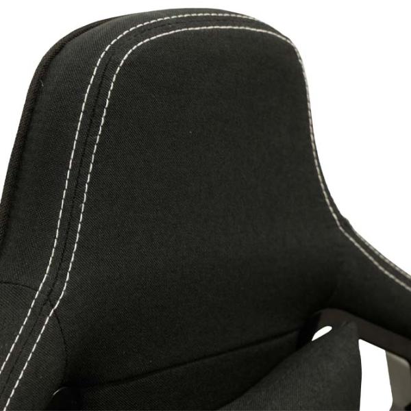 Fotoliu de birou DecoPrim Dalen Țesătură/ Black Black photo 7