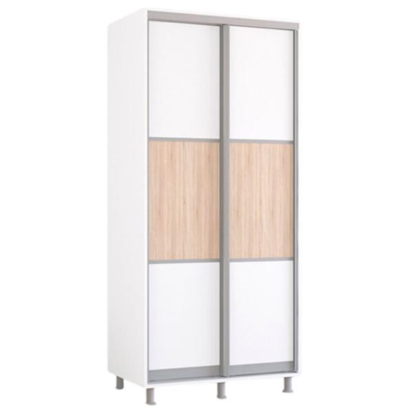 Шкаф Mobildor-Lux Aron K 100 x 60см x 200 / ЛДСП / Белый photo 1