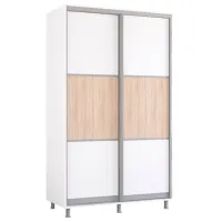 Dulap Mobildor-Lux Aron K 130 x 60 x 200 / PAL / Alb