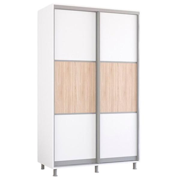 Dulap Mobildor-Lux Aron K 140 x 60 x 210 / PAL / Alb photo 1