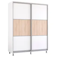 Dulap Mobildor-Lux Aron K 170 x 60 x 230 / PAL / Alb