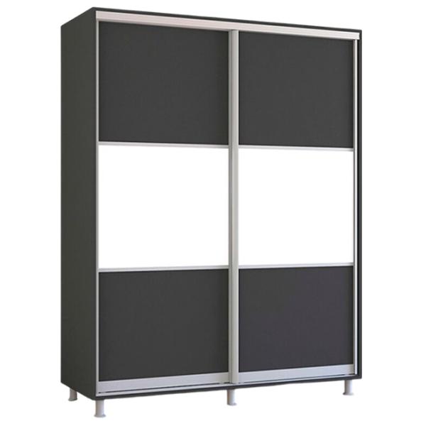 Dulap Mobildor-Lux Aron K 190 x 60 x 200 / PAL / Antracit photo 1