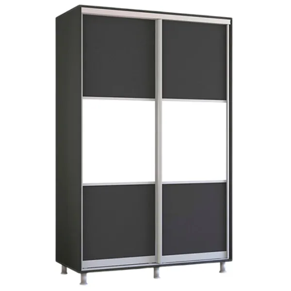 Dulap Mobildor-Lux Aron K 140 x 60 x 220 / PAL / Antracit photo 1