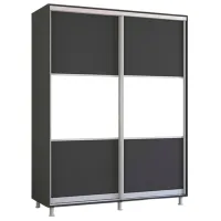 Шкаф Mobildor-Lux Aron K 170 x 60см x 220 / ЛДСП / Antracit