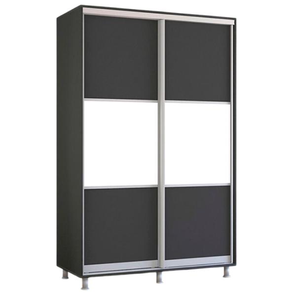 Dulap Mobildor-Lux Aron K 130 x 60 x 240 / PAL / Antracit photo 1