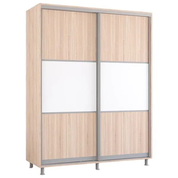 Dulap Mobildor-Lux Aron K 180 x 60 x 230 / PAL / Stejar Sonoma photo 1