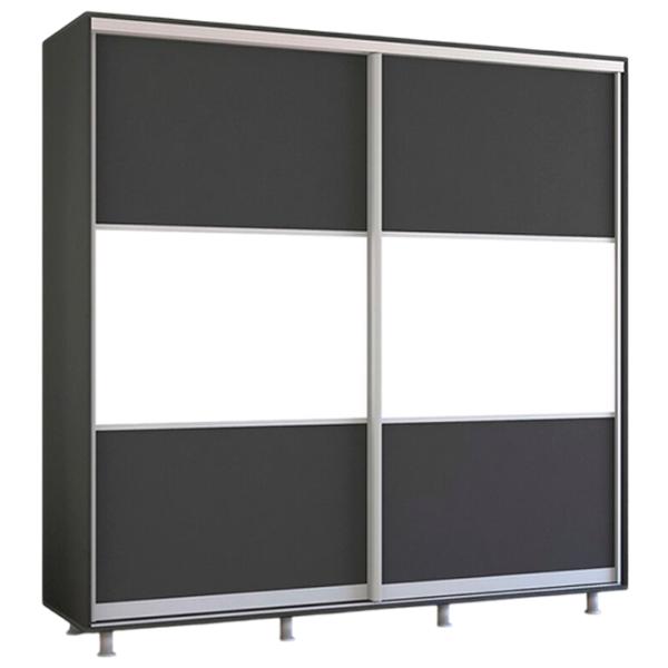 Шкаф Mobildor-Lux Aron K 230 x 60см x 230 / ЛДСП / Антрацит photo 1