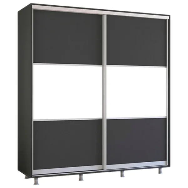 Dulap Mobildor-Lux Aron K 200 x 60 x 240 / PAL / Antracite photo 1