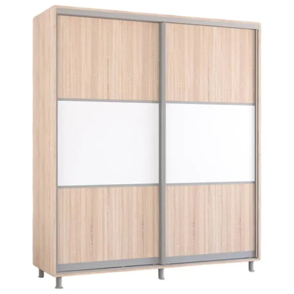 Шкаф Mobildor-Lux Aron K 200 x 60см x 210 / ЛДСП / Дуб Сонома photo 1