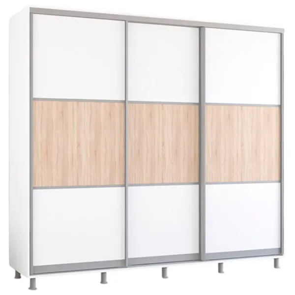Dulap Mobildor-Lux Aron K 250 x 60 x 200 / PAL / White photo 1