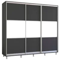 Шкаф Mobildor-Lux Aron K 240 x 60см x 210 / ЛДСП / Антрацит