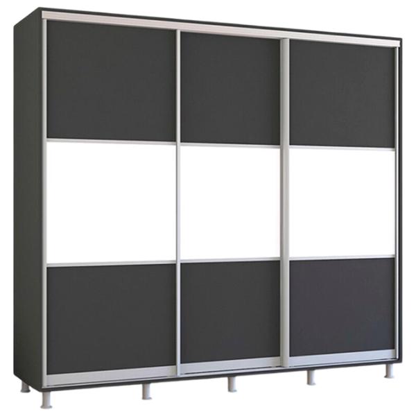 Шкаф Mobildor-Lux Aron K 250 x 60см x 220 / ЛДСП / Антрацит photo 1