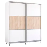 Dulap Mobildor-Lux ARON P K 200 x 60 x 230 / PAL / Alb