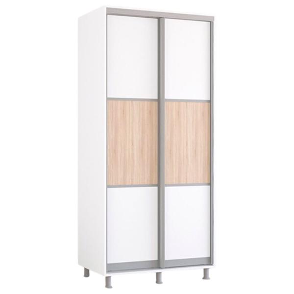 Шкаф Mobildor-Lux ARON P K 100 x 60см x 200 / ЛДСП / Белый photo 1