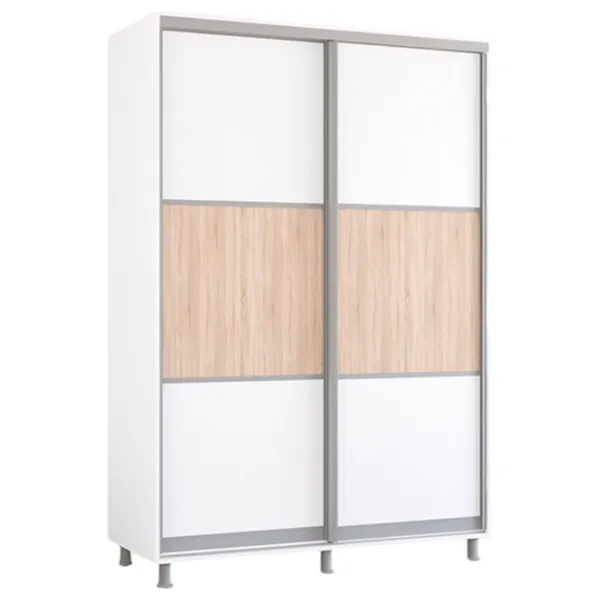 Шкаф Mobildor-Lux ARON P K 160 x 60см x 230 / ЛДСП / Белый photo 1