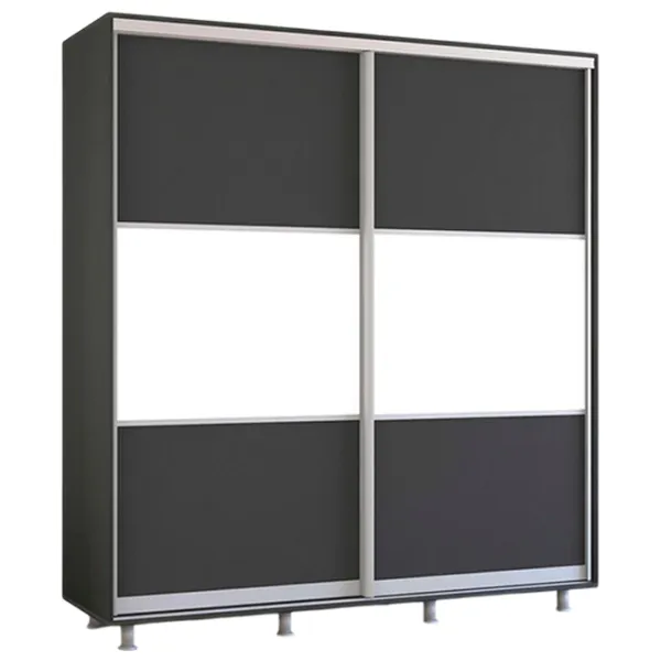 Dulap Mobildor-Lux Aron S K 200 x 60 x 200 / PAL / Antracit photo 1