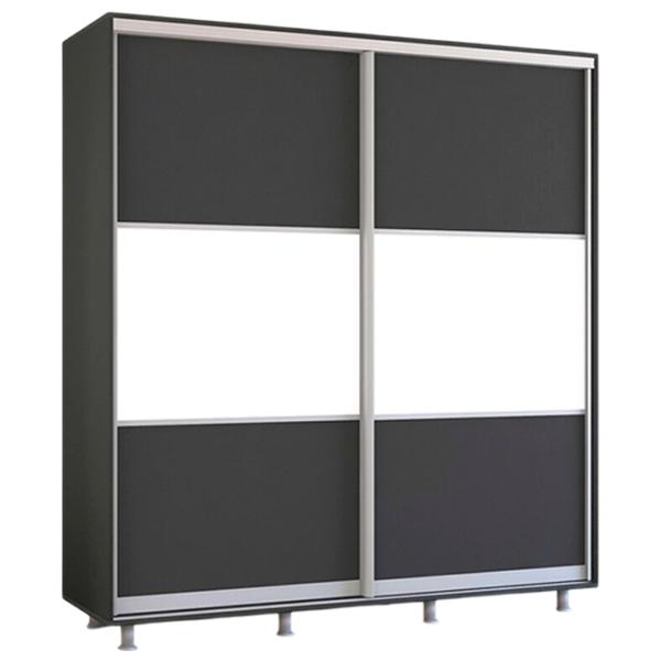 Dulap Mobildor-Lux Aron S K 200 x 60 x 200 / PAL / Antracit photo 1