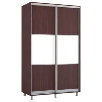 Dulap Mobildor-Lux Aron S K 130 x 60 x 230 / PAL / Wenghe